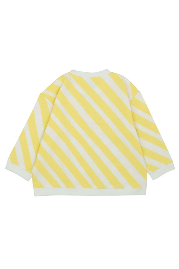 Jrmori Jrmori Sweater majica  žuta / bijela