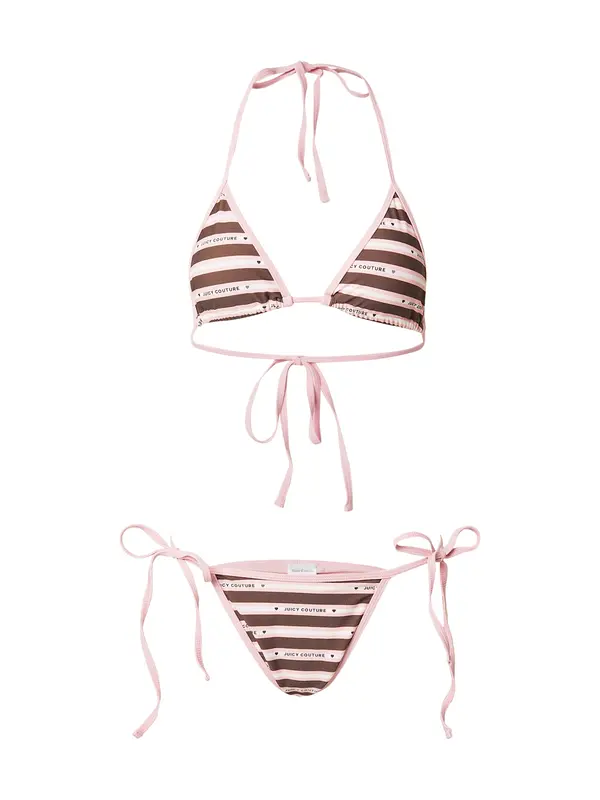 Juicy Couture Juicy Couture Bikini  smeđa / prljavo roza