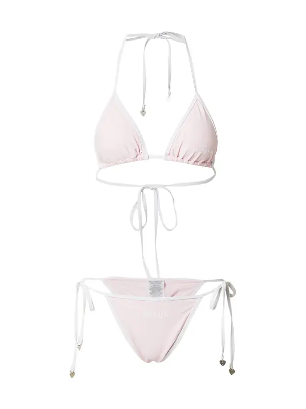 Juicy Couture Juicy Couture Bikini 'TAIHITI'  pastelno roza / bijela
