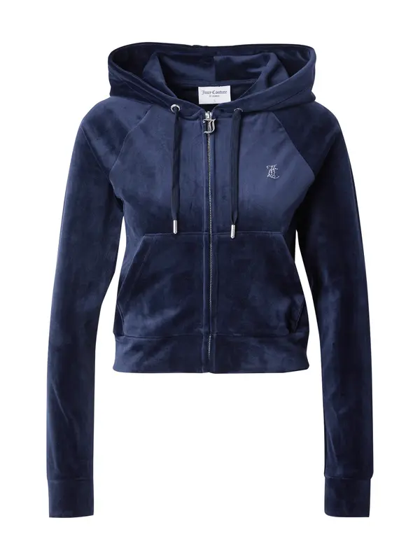 Juicy Couture Juicy Couture Gornji dio trenirke 'Madison'  morsko plava / srebro