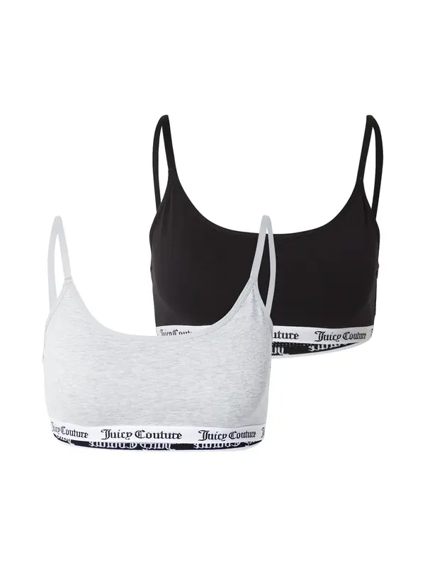 Juicy Couture Juicy Couture Grudnjak  siva melange / crna / bijela