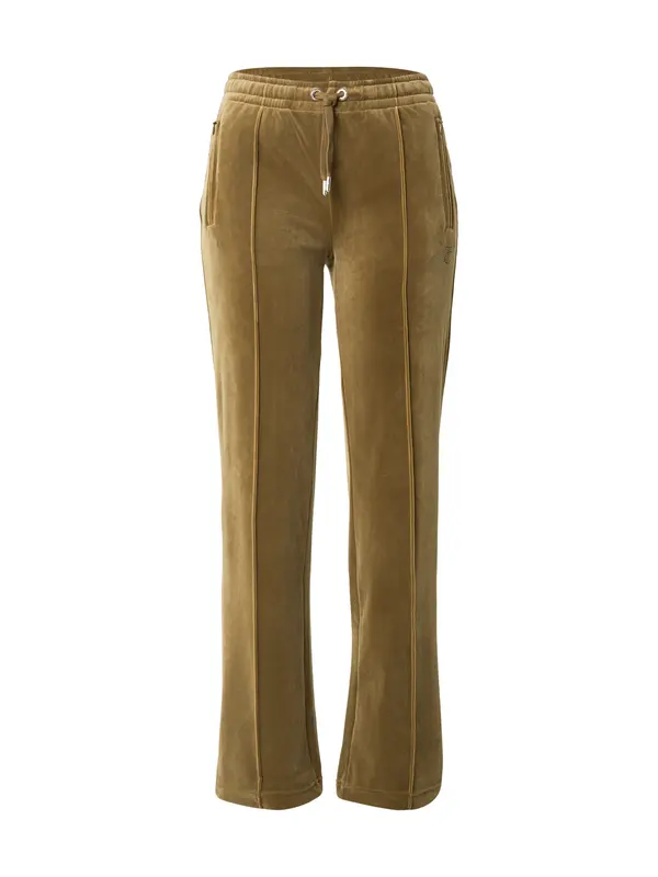 Juicy Couture Juicy Couture Hlače 'TINA'  maslinasta