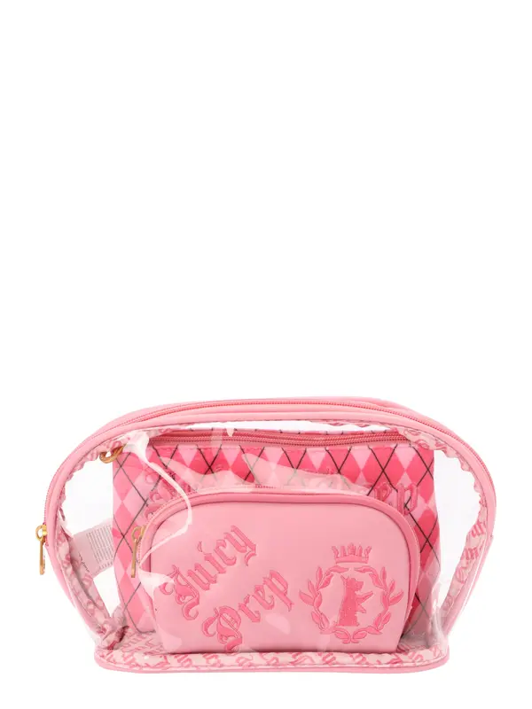 Juicy Couture Juicy Couture Kozmetička torbica  roza / svijetloroza / prozirna