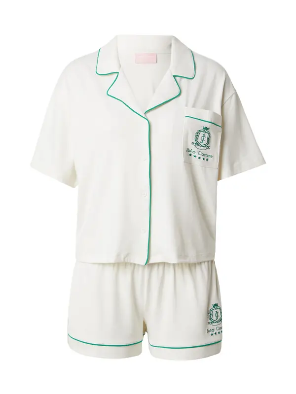 Juicy Couture Juicy Couture Kratke hlače za spavanje  tirkiz / prljavo bijela