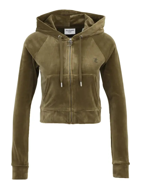 Juicy Couture Petite Juicy Couture Petite Gornji dio trenirke 'MADISON'  antracit siva / tamno zelena
