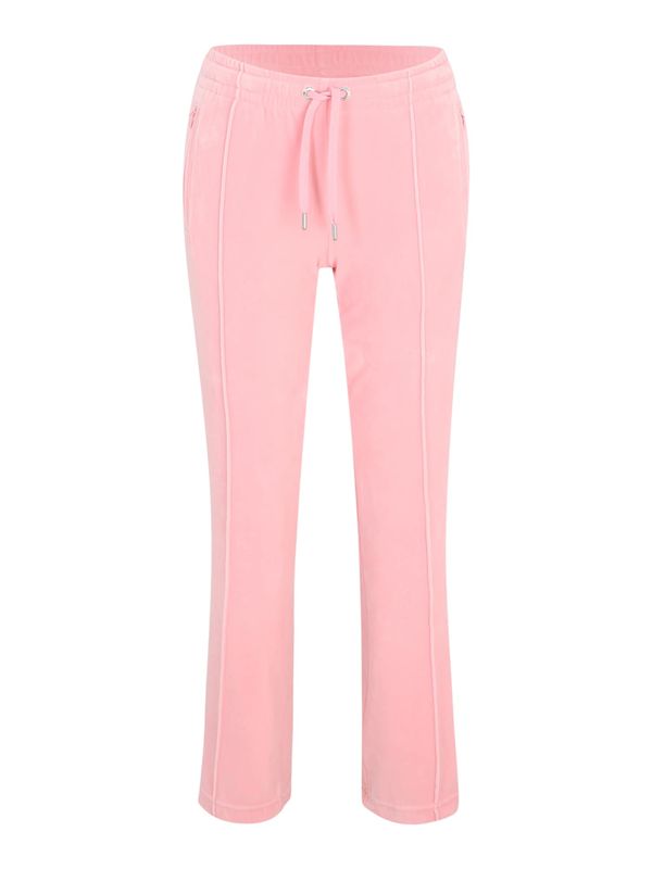 Juicy Couture Petite Juicy Couture Petite Hlače 'TINA'  svijetloroza / srebro