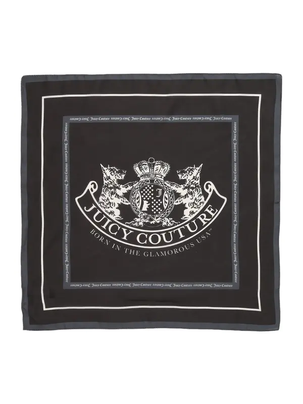 Juicy Couture Juicy Couture Ručnik 'Foulard'  siva / crna / bijela