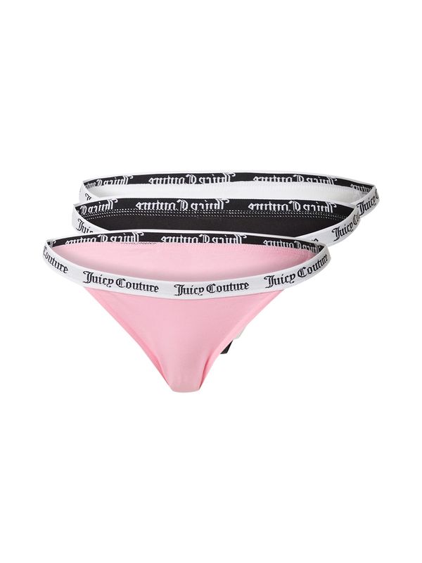 Juicy Couture Juicy Couture Slip 'DIDDY'  roza / crna / bijela