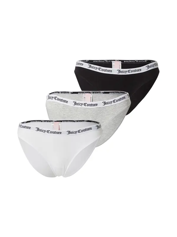Juicy Couture Juicy Couture Slip 'DIDDY'  siva melange / crna / bijela