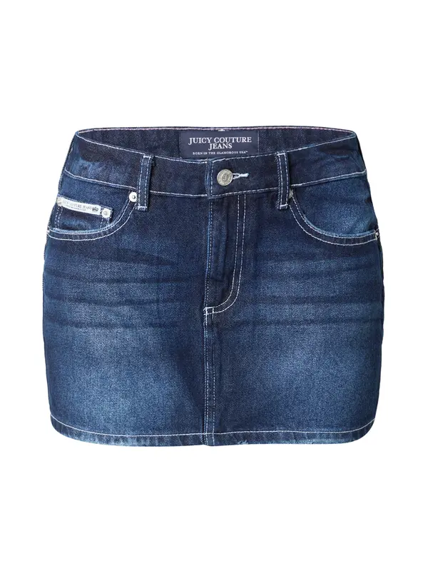 Juicy Couture Juicy Couture Suknja  plavi traper / bijela