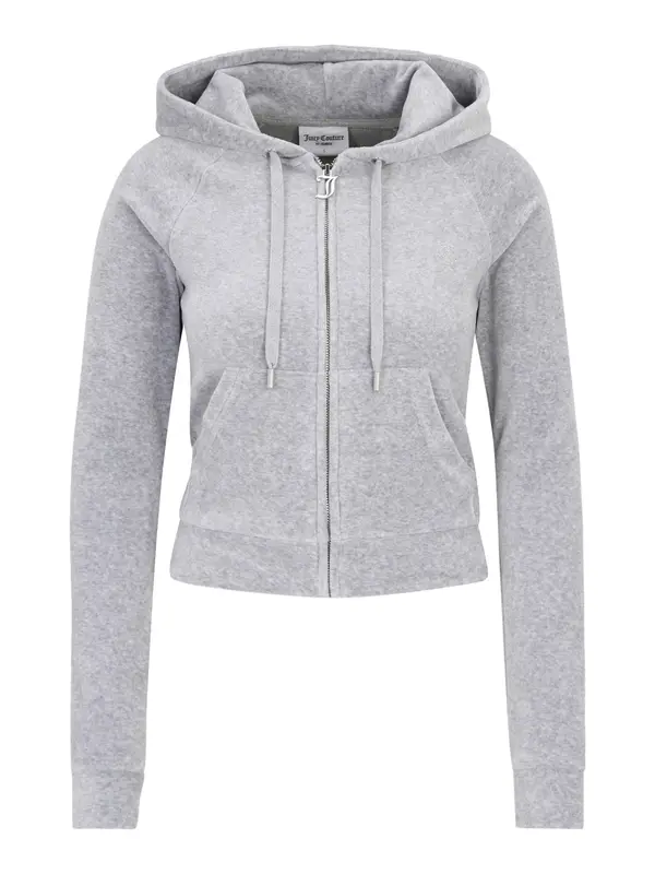 Juicy Couture Tall Juicy Couture Tall Gornji dio trenirke 'MADISON'  siva melange / srebro