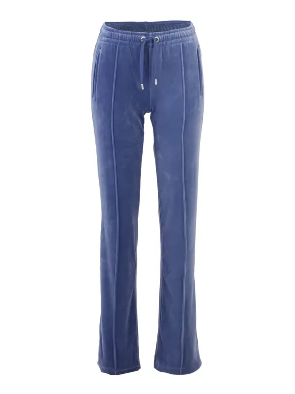 Juicy Couture Tall Juicy Couture Tall Hlače 'TINA'  safirno plava / srebro