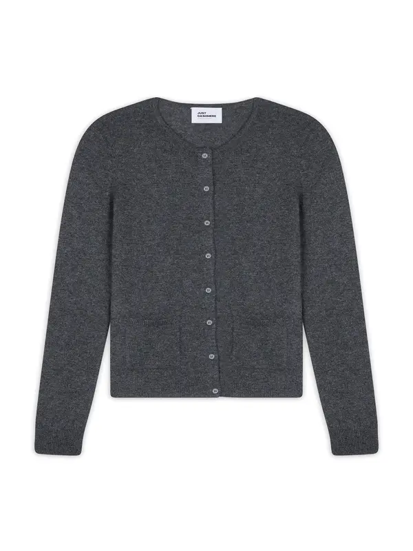 JUST CASHMERE JUST CASHMERE Kardigan 'Katharine'  antracit siva