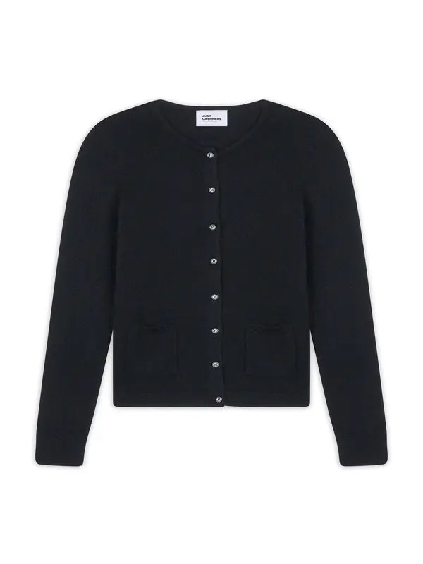 JUST CASHMERE JUST CASHMERE Kardigan 'KATHARINE'  crna