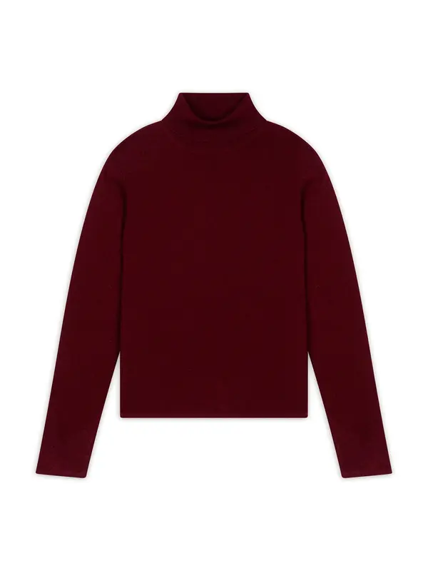 JUST CASHMERE JUST CASHMERE Pulover 'Ava'  boja vina