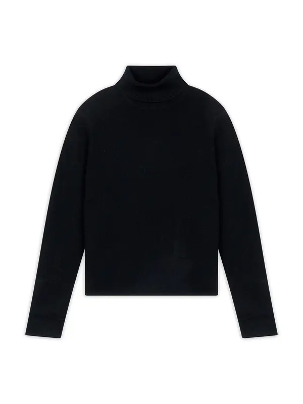 JUST CASHMERE JUST CASHMERE Pulover 'Ava'  crna