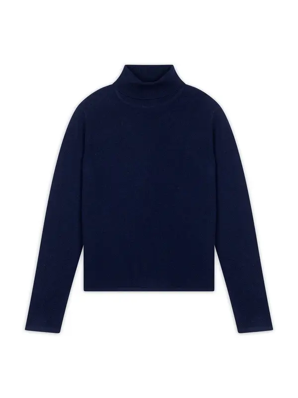 JUST CASHMERE JUST CASHMERE Pulover 'Ava'  ljubičasto plava