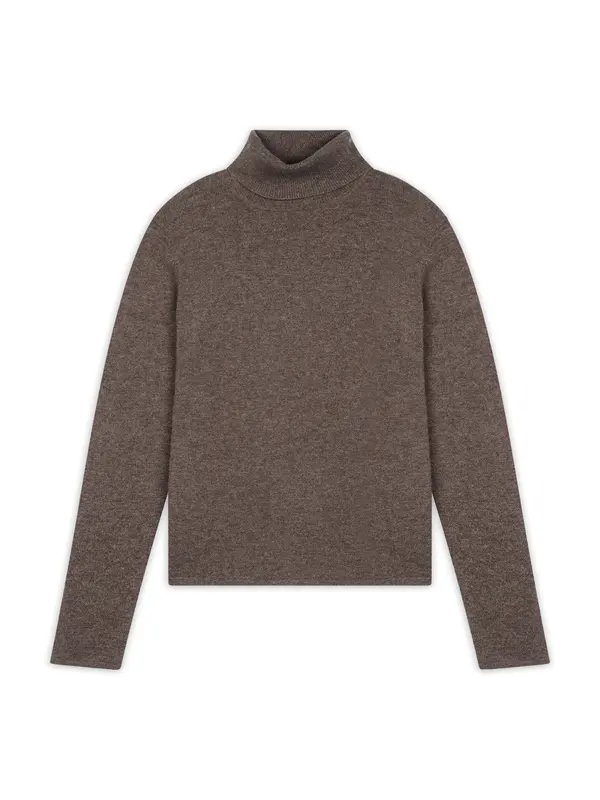 JUST CASHMERE JUST CASHMERE Pulover 'Ava'  taupe siva