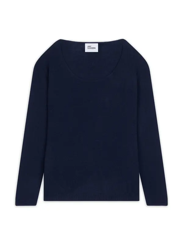 JUST CASHMERE JUST CASHMERE Pulover 'Fiona'  mornarsko plava