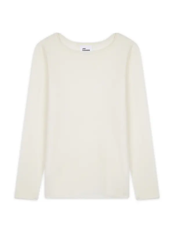 JUST CASHMERE JUST CASHMERE Pulover 'Grace'  boja slonovače
