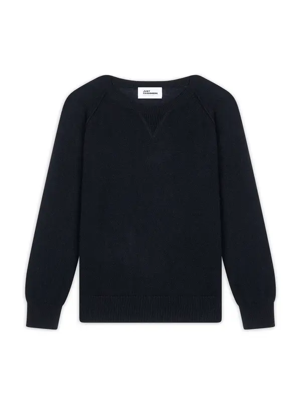 JUST CASHMERE JUST CASHMERE Pulover 'Helen'  crna