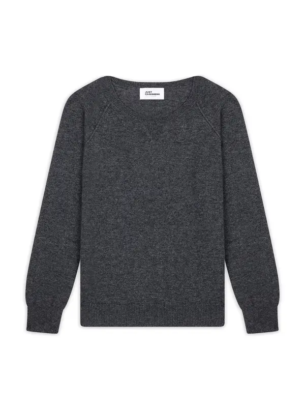 JUST CASHMERE JUST CASHMERE Pulover 'Helen'  siva melange