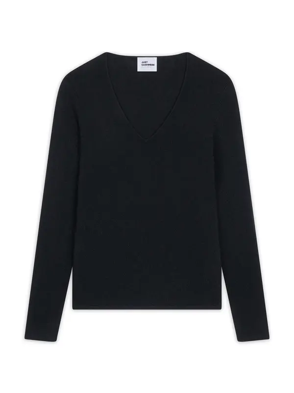 JUST CASHMERE JUST CASHMERE Pulover 'Joan'  crna