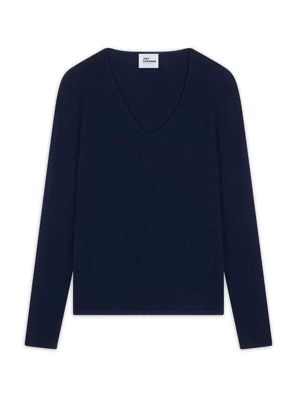 JUST CASHMERE JUST CASHMERE Pulover 'Joan'  mornarsko plava