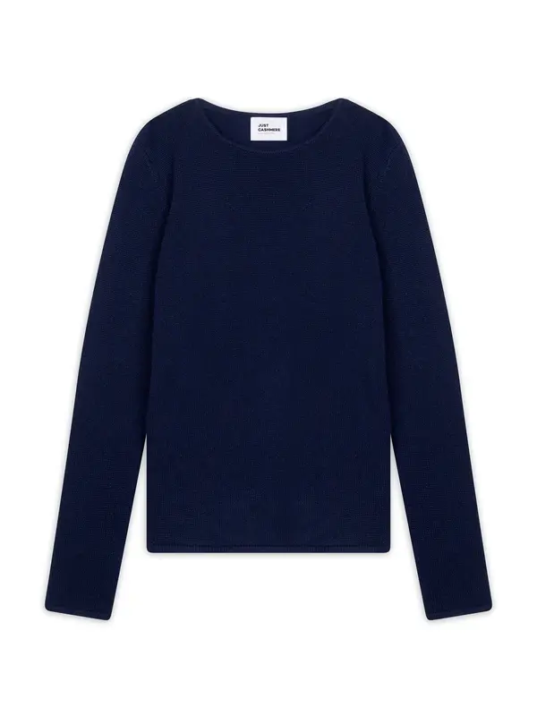JUST CASHMERE JUST CASHMERE Pulover 'Joyce'  mornarsko plava