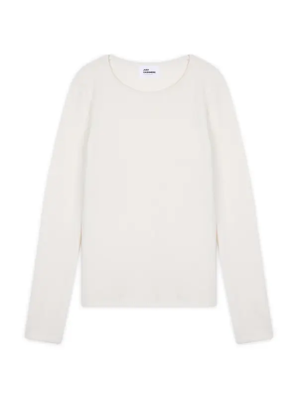 JUST CASHMERE JUST CASHMERE Pulover 'Joyce'  prljavo bijela