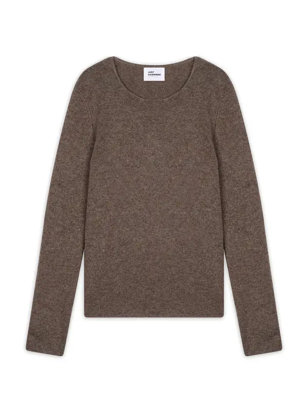 JUST CASHMERE JUST CASHMERE Pulover 'Joyce'  tamno smeđa
