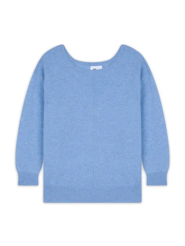 JUST CASHMERE JUST CASHMERE Pulover 'Karen'  svijetloplava