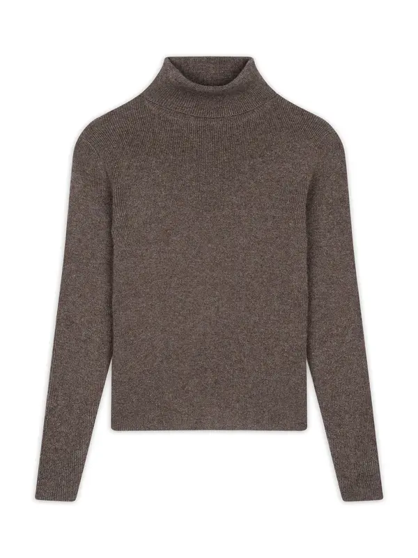 JUST CASHMERE JUST CASHMERE Pulover 'Lanais'  taupe siva