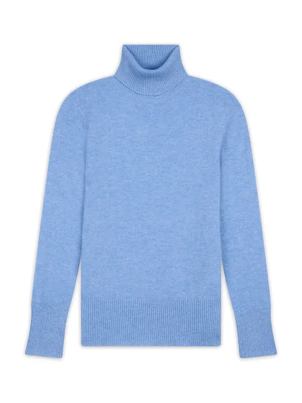 JUST CASHMERE JUST CASHMERE Pulover 'Lexie'  akvamarin