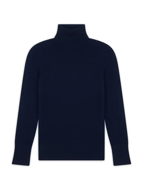 JUST CASHMERE JUST CASHMERE Pulover 'Lexie'  mornarsko plava