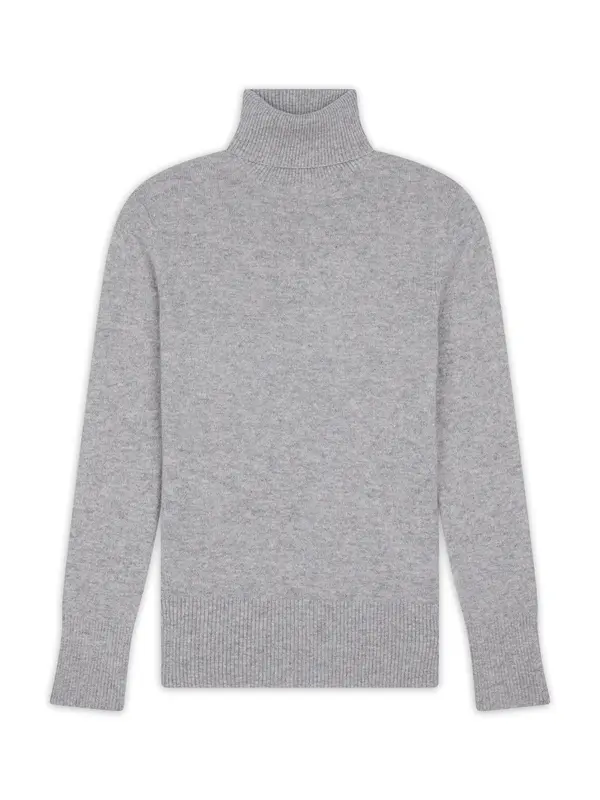JUST CASHMERE JUST CASHMERE Pulover 'Lexie'  siva melange