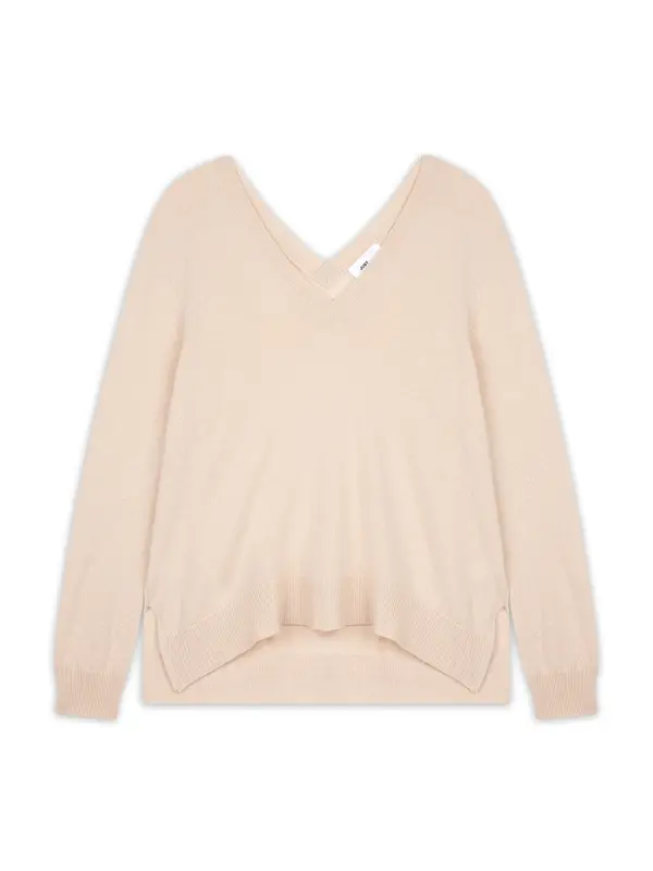 JUST CASHMERE JUST CASHMERE Pulover 'Opal'  pijesak