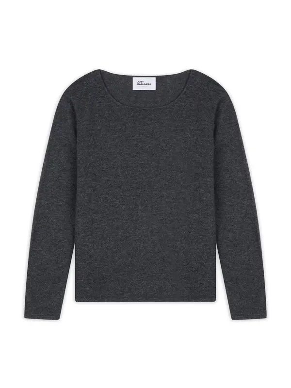 JUST CASHMERE JUST CASHMERE Pulover 'Vivian'  antracit siva