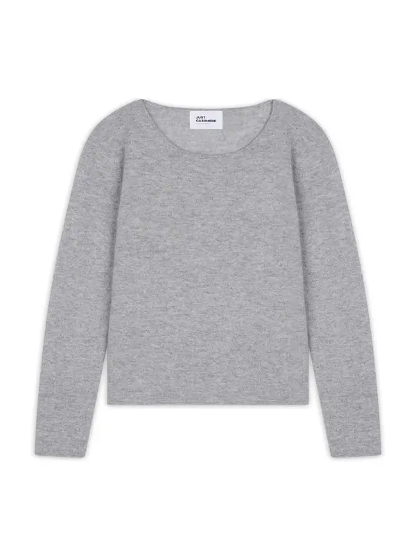 JUST CASHMERE JUST CASHMERE Pulover 'Vivian'  siva melange