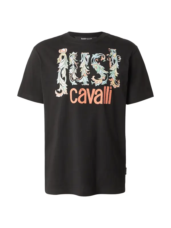 Just Cavalli Just Cavalli Majica  svijetloplava / svijetlozelena / narančasta / crna