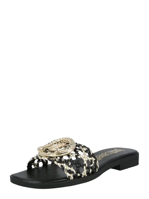 Just Cavalli Just Cavalli Natikače s potpeticom 'ELISIE'  zlatna / crna