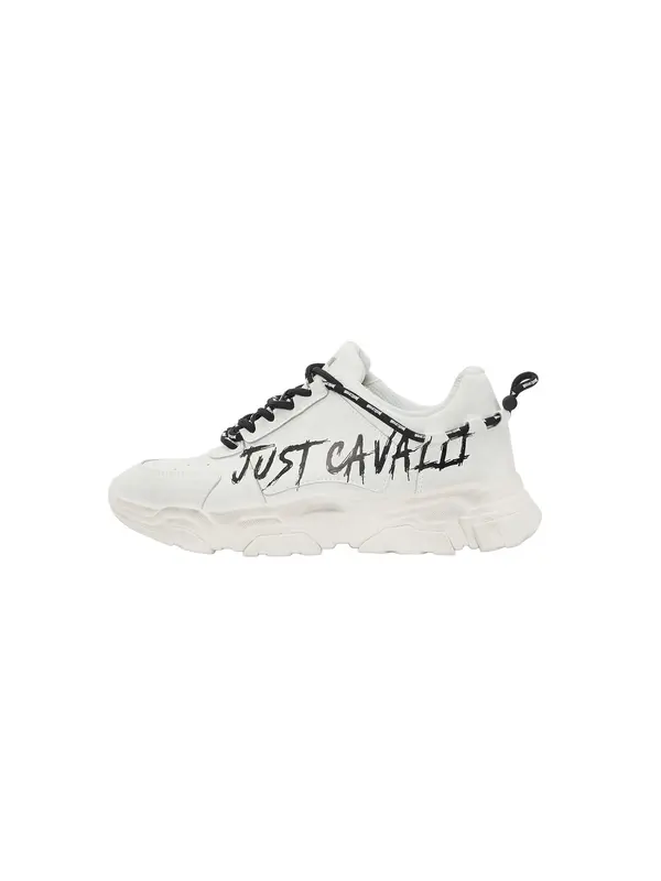 Just Cavalli Just Cavalli Niske tenisice 'FONDO LIUK'  crna / bijela