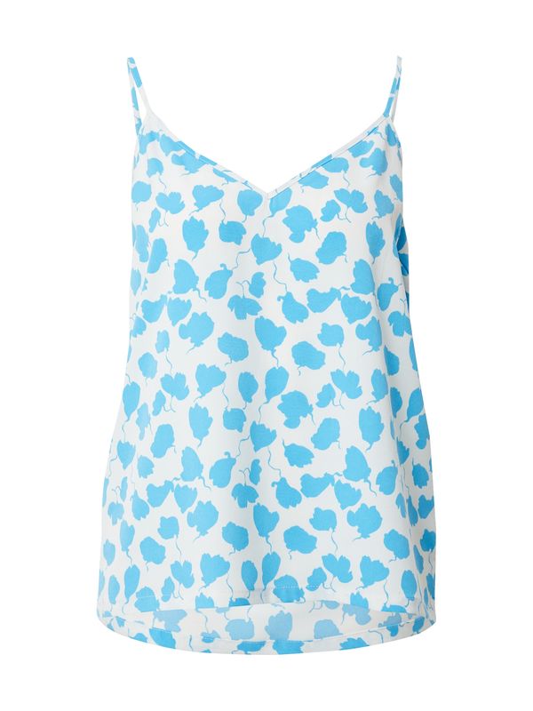 JUST FEMALE JUST FEMALE Top 'Bloom'  neonsko plava / bijela