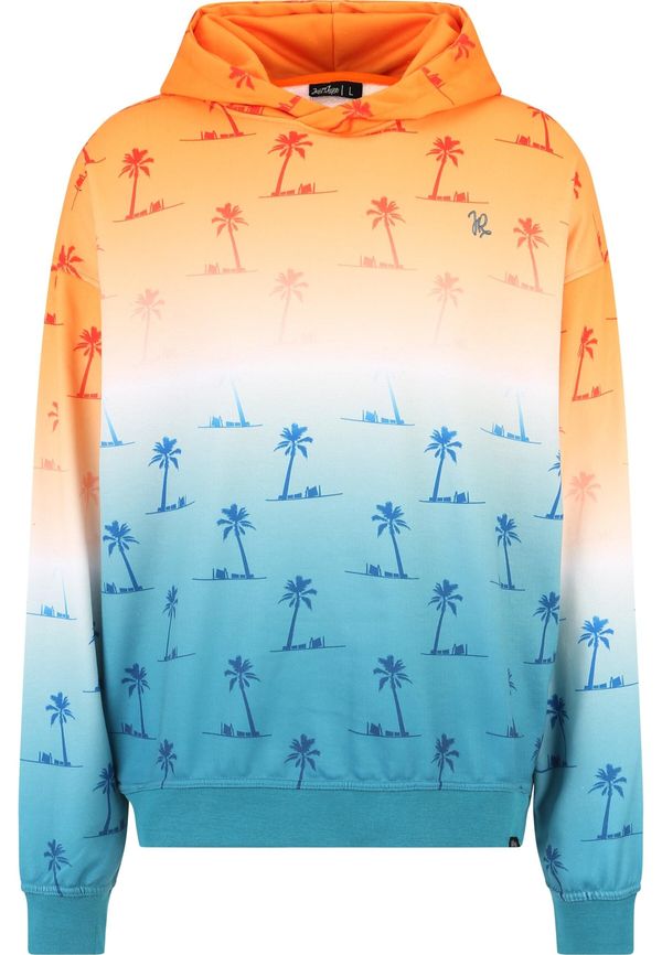 Just Rhyse Just Rhyse Sweater majica  plava / narančasta / bijela