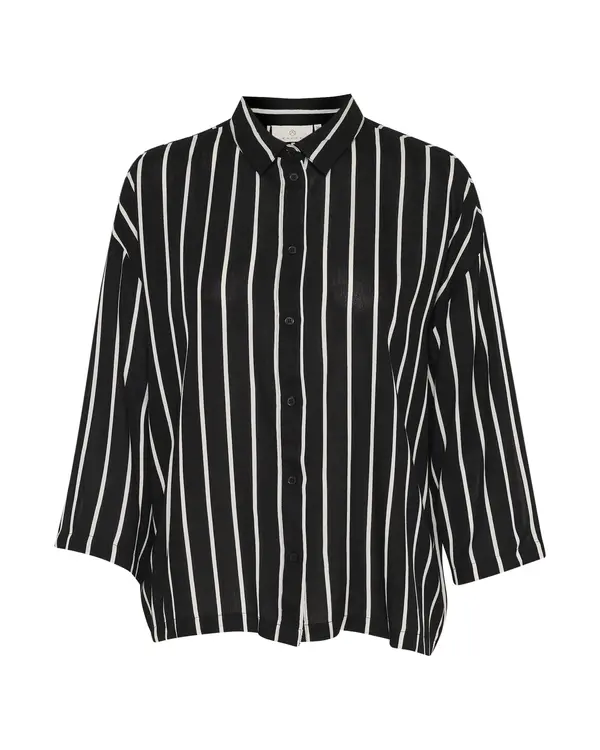 Kaffe Kaffe Bluza 'Beathe'  crna / bijela