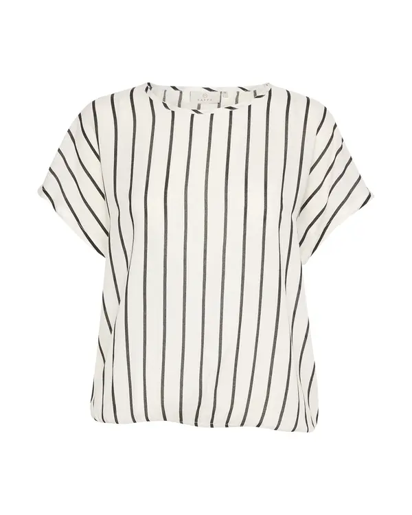 Kaffe Kaffe Bluza 'Beathe'  crna / bijela