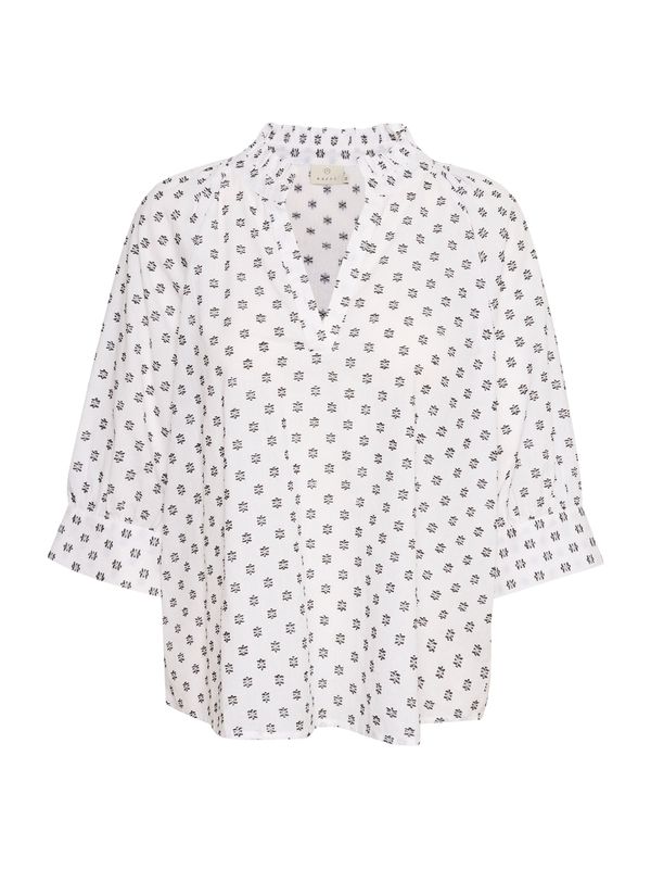 Kaffe Kaffe Bluza 'Janni '  crna / bijela