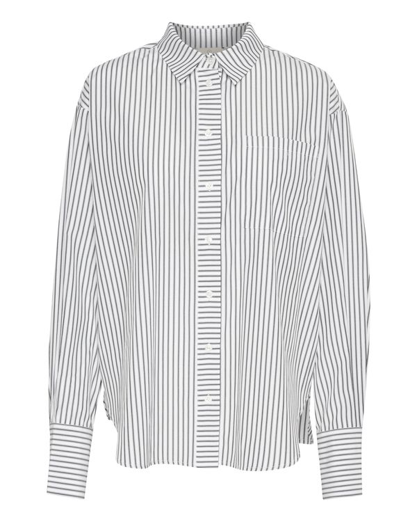 Kaffe Kaffe Bluza 'Jerrie'  crna / bijela