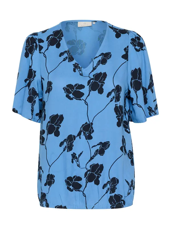 Kaffe Kaffe Bluza 'KA Ariana'  azur / crna
