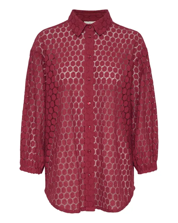 Kaffe Kaffe Bluza 'KA Loren'  burgund